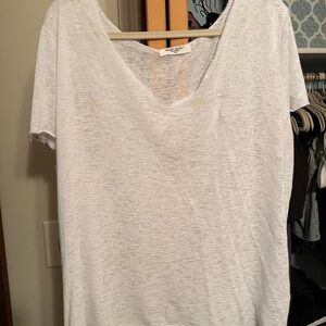 Project Social T White V-Neck Tee